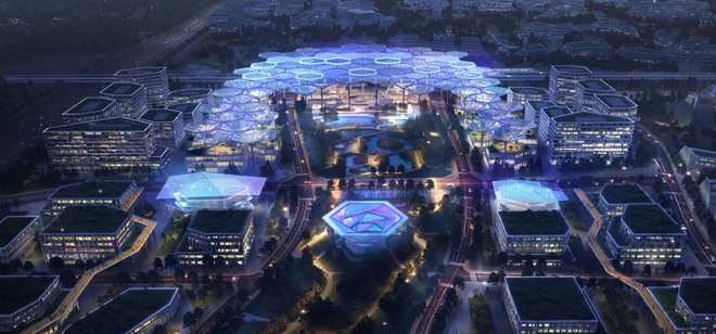 預(yù)計(jì)年底基本完工!43棵&ldquo;科技之樹&rdquo;閃耀未來科技城